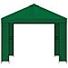 Gazebo 3 x 3 m Verde Poliestere e Acciaio 190 gsm - Foto miniatura 3