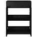 Mobiletto da Bagno Sotto Lavabo Rovere Nero 56 x 37,5 x 81 cm - Foto miniatura 3