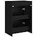 Mobiletto da Bagno Sotto Lavabo Rovere Nero 56 x 37,5 x 81 cm - Foto miniatura 5
