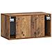 Mobile Porta TV da Muro Legno antico 59,5 x 31 x 30 cm - Foto miniatura 6