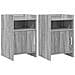 Comodini 2 pcs Sonoma grigio 40 x 36 x 60 cm - Foto miniatura 1
