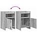 Comodini 2 pcs Sonoma grigio 40 x 36 x 60 cm - Foto miniatura 9