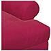 Loveseat con bottoni imbottiti Rosso Vino 120 x 66 x 78 cm - Foto miniatura 6