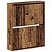 Mobiletto per Scarpe da Muro DELFT 71 x 17 x 86 cm Legno antico - Foto miniatura 1