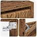 Mobiletto per Scarpe da Muro DELFT 71 x 17 x 86 cm Legno antico - Foto miniatura 7