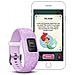 Activity Tracker Vivofit Jr 2 Disney Prinzessin Impermeabile 5ATM Bluetooth Compatibile con iPhone e Android Contapassi Viola-Europa - Foto miniatura 2