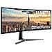 Monitor C43J890 Curvo 43'' per Editing Video e Suono, Base a Doppio Snodo, 3840x1200, 1800R, 5ms, HDMI, Diplay Port, USB Type C, Altoparlanti Stereo Integrati - Foto miniatura 1