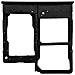 Alloggio Sim Samsung Galaxy A20e Supporto Scheda Sim + Scheda Micro Sd - Nero - Foto miniatura 1