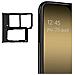 Alloggio Sim Samsung Galaxy A20e Supporto Scheda Sim + Scheda Micro Sd - Nero - Foto miniatura 3