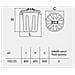 Bidone Dusty 25 Litri Con Maniglie - Grigio Con Coperchio Giallo - - Foto miniatura 2