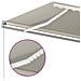 Tenda da Sole Retrattile Manuale con LED 600x300 cm Crema - Foto miniatura 4