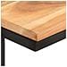 Tavolini Laterali 2 Pz 31,5x24,5x64,5 Cm Massello D'acacia - Foto miniatura 7