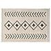 Tappeto Berbero Rombi In Cotone - Beige - 140 X 210 Cm - Foto miniatura 1