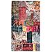 Tappeto Lavabile Patchwork 190x300 Cm Multicolore Antiscivolo - Foto miniatura 3