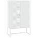 Credenza Alta Bianca 80x35x135 Cm In Acciaio - Foto miniatura 2