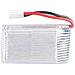 3 Pezzi Batteria Lipo Ricaricabile (3.7v, 600 Mah Lipo) Per Rc Droni Quadricotteri Syma X5 X5c X5sc X5sw, Cheerson Cx-30w, Skytech M68, Wltoys F949 - Foto miniatura 3