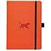 Dingbats* Wildlife Taccuino A5 - Orange Tiger Puntinato - Diario A Carta D'avorio 100g /m² - Quaderno Di Schizzi A Copertura Rigida, Compartimento Interno, Chiusura Elastica E Segnalibri - Foto miniatura 1