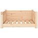 Cuccia Per Cani 65,5x50,5x28 Cm In Legno Massello Di Pino - Foto miniatura 6