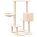 Albero Per Gatti Con Tiragraffi In Sisal Crema 94,5 Cm - Foto miniatura 4