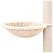 Albero Per Gatti Con Tiragraffi In Sisal Crema 94,5 Cm - Foto miniatura 5