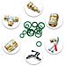 O-ring Per Compressore Aria Condizionata Auto Gomma 18 Misure 530 Pz - Foto miniatura 3