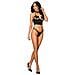 Set Di Lingerie Delishya Nero (2 Pcs) - Foto miniatura 1