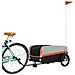 Rimorchio Da Bici Nero E Arancione 45 Kg In Ferro - Foto miniatura 5