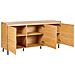 Credenza A 3 Ante Legno Chiaro Nikea - Foto miniatura 5