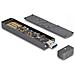 Alloggiamento esterno per M. 2 NVME PCIe SSD o SATA SSD con USB 10 Gbps Tipo-A maschio - Foto miniatura 4