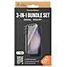 3-in-1 Bundle Glas, Case, Cam Pellicola Proteggischermo Trasparente Samsung 1 Pz - Foto miniatura 2