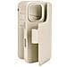 Custodia Per Iphone 16 Pro Magsafe Con Portacarte E Cover Amovibile, Beige - Foto miniatura 3