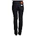 Jeans Skinny Denim Skinny Vita Bassa Elasticizzati Cotone Nero - W28 - Foto miniatura 3