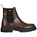 Flat Chelsea Booties Stivaletti Pelle Scarpe Donna Marrone Eu 38, En0en01986 Gt7 - Foto miniatura 1