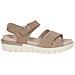 Bark Suede Casual Open Sandals Sandali Pelle Scarpe Donna Marrone Eu 36, 9-28700-42-317 - Foto miniatura 2