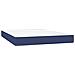Letto a Molle con Materasso e LED Blu 140x190 cm in Tessuto - Foto miniatura 3