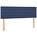 Letto a Molle con Materasso e LED Blu 140x190 cm in Tessuto - Foto miniatura 8