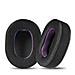 Cuscinetti Auricolari In Tessuto Nero Viola Per Cuffie Sony - Foto miniatura 1