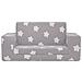 Lusso Casadino -  Divano Letto Bambini A 2 Posti Grigio Chiaro Con Stelle Peluche - Foto miniatura 2