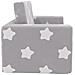 Lusso Casadino -  Divano Letto Bambini A 2 Posti Grigio Chiaro Con Stelle Peluche - Foto miniatura 4