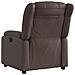 Poltrona Reclinabile Marrone in Similpelle - Foto miniatura 3