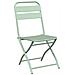 Sedia da Giardino Pieghevole 2 pcs Verde Chiaro 42x52x82 cm Acciaio verniciato a polvere - Foto miniatura 4