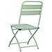 Sedia da Giardino Pieghevole 2 pcs Verde Chiaro 42x52x82 cm Acciaio verniciato a polvere - Foto miniatura 7