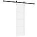 Porta Scorrevole  con Set di Ferramenta 'ORKDAL'Legno di Pino Bianco Solido, Porta Interna  'ORKDAL'Bianca 61x198.5x4 cm Legno di Pino Solido - Foto miniatura 6