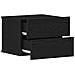 Armadio da Notte con cassetto 2 pcs Rovere nero 40 x 30 x 30 cm - Foto miniatura 6