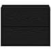 Armadio da Notte con cassetto 2 pcs Rovere nero 40 x 30 x 30 cm - Foto miniatura 7