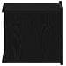 Armadio da Notte con cassetto 2 pcs Rovere nero 40 x 30 x 30 cm - Foto miniatura 8