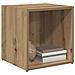 Mobile TV 4 pcs Marrone 37 x 35 x 37 cm Legno multistrato - Foto miniatura 3