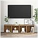 Mobile TV 4 pcs Marrone 37 x 35 x 37 cm Legno multistrato - Foto miniatura 4