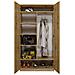 Topeshop SD-90 ART KPL, Quercia, Guardaroba, 7 ripiani, 2 porta/porte, Quercia - Foto miniatura 4