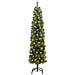 Albero di Natale snodato Verde 55 x 55 x 210 cm - Foto miniatura 1